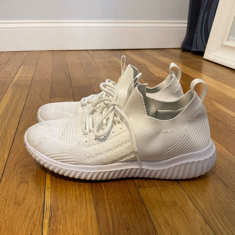 White sneakers